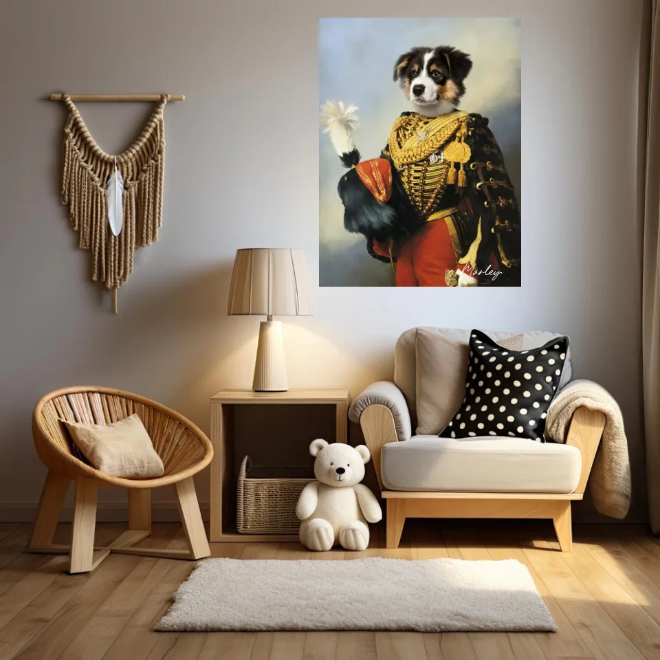 Tableau Animaux Portrait Personnalisé Renaissance Édouard François André
