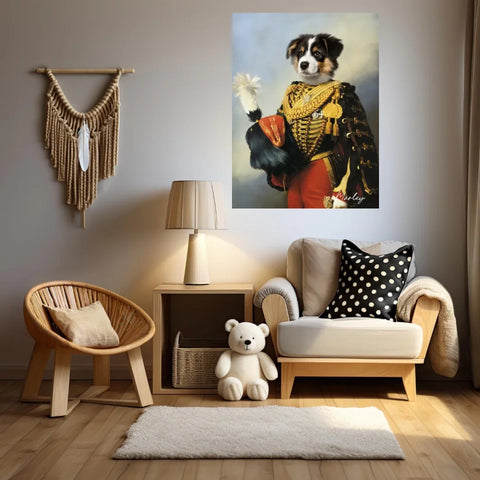 Tableau Animaux Portrait Personnalisé Renaissance Édouard François André