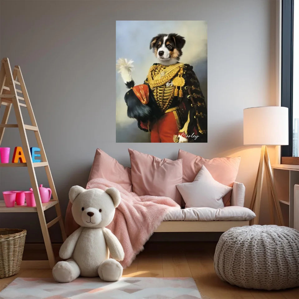 Tableau Animaux Portrait Personnalisé Renaissance Édouard François André