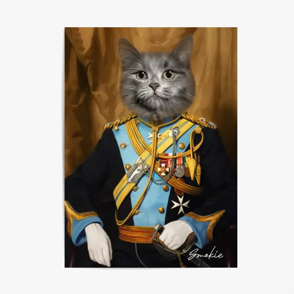 Tableau Animaux Portrait Personnalisé Renaissance Thomas Lumley-Smith
