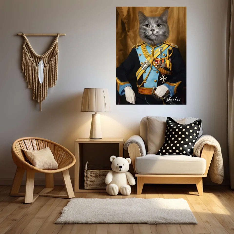 Tableau Animaux Portrait Personnalisé Renaissance Thomas Lumley-Smith