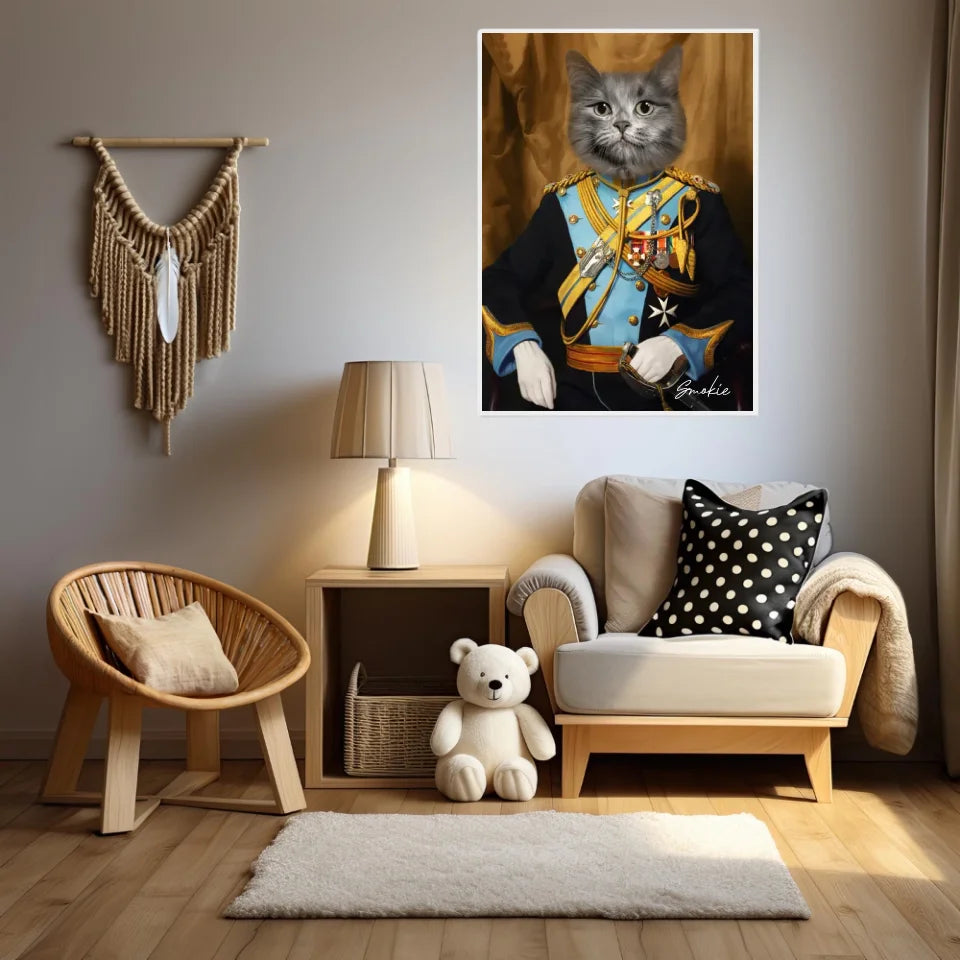Tableau Animaux Portrait Personnalisé Renaissance Thomas Lumley-Smith