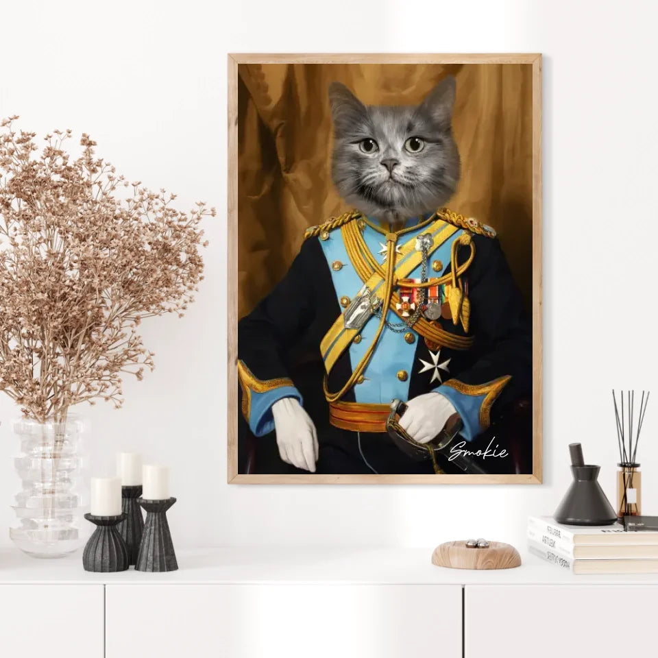 Tableau Animaux Portrait Personnalisé Renaissance Thomas Lumley-Smith
