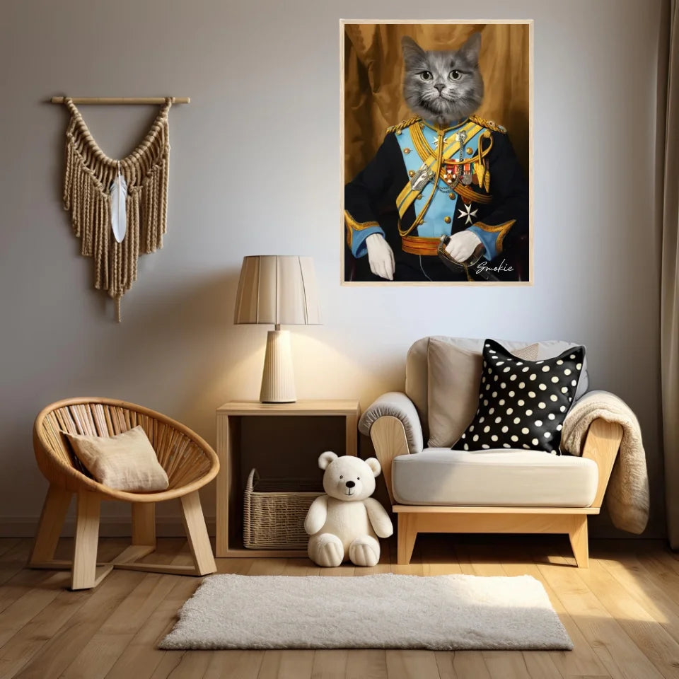 Tableau Animaux Portrait Personnalisé Renaissance Thomas Lumley-Smith