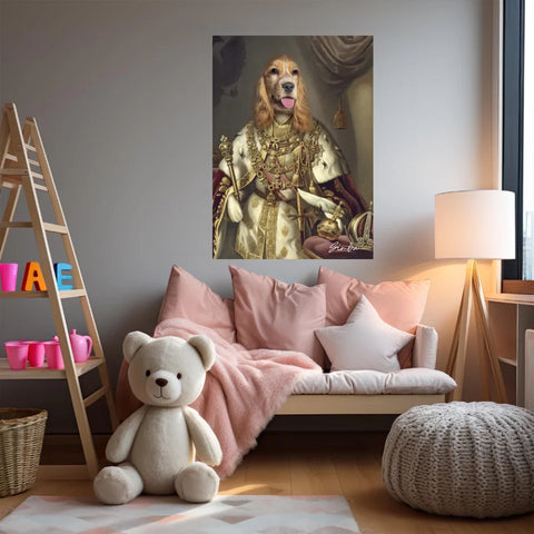 Tableau Animaux Portrait Personnalisé Renaissance Roi François-Joseph Ier d'Autriche