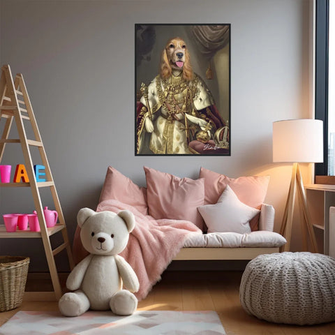 Tableau Animaux Portrait Personnalisé Renaissance Roi François-Joseph Ier d'Autriche