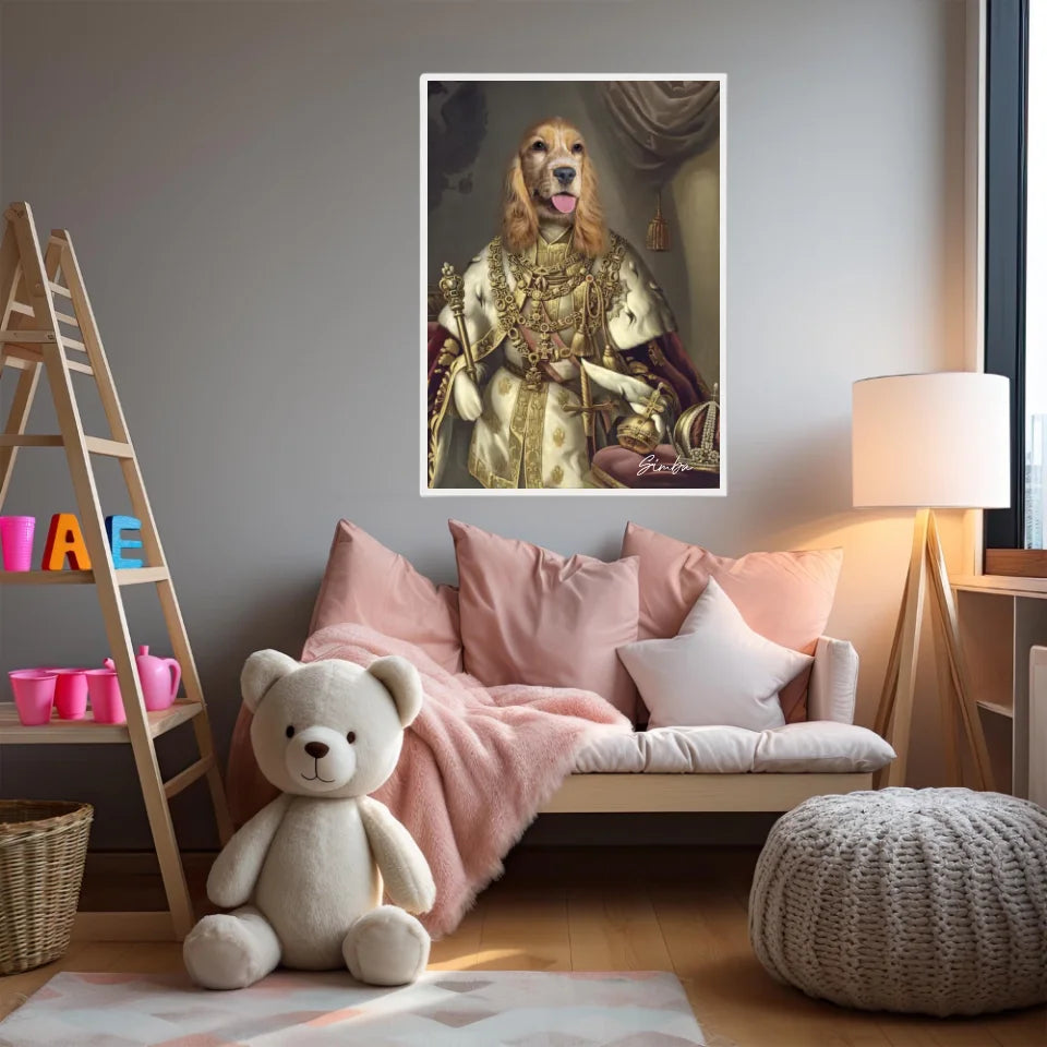 Tableau Animaux Portrait Personnalisé Renaissance Roi François-Joseph Ier d'Autriche