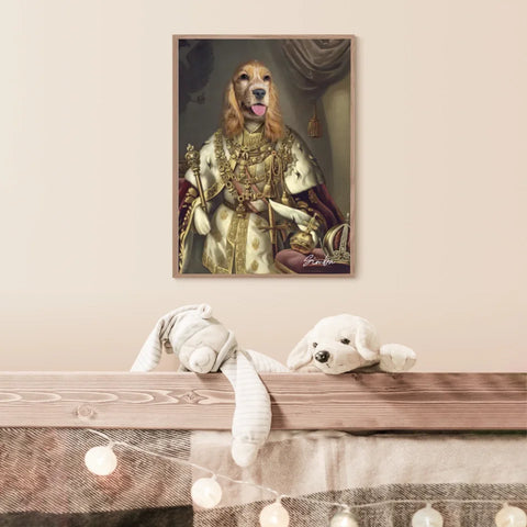 Tableau Animaux Portrait Personnalisé Renaissance Roi François-Joseph Ier d'Autriche