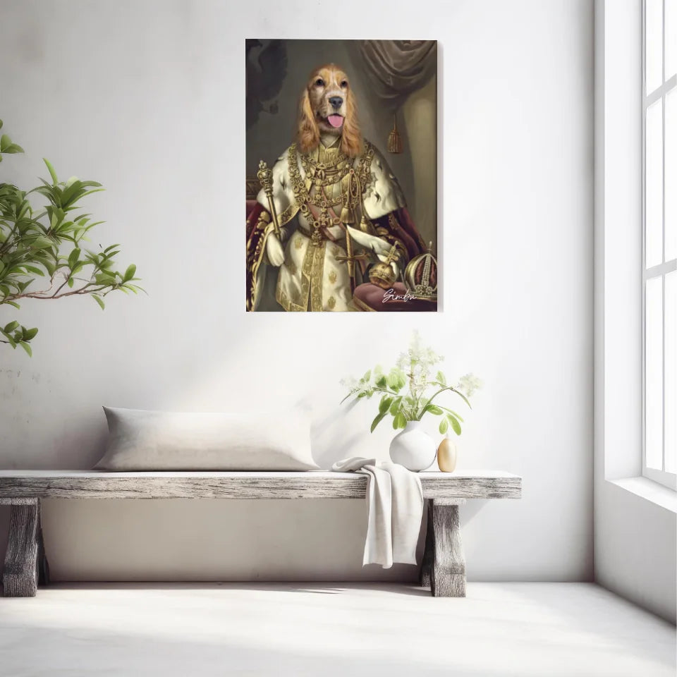 Tableau Animaux Portrait Personnalisé Renaissance Roi François-Joseph Ier d'Autriche
