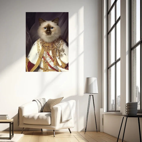 Tableau Animaux Portrait Personnalisé Renaissance François-Joseph Ier d'Autriche