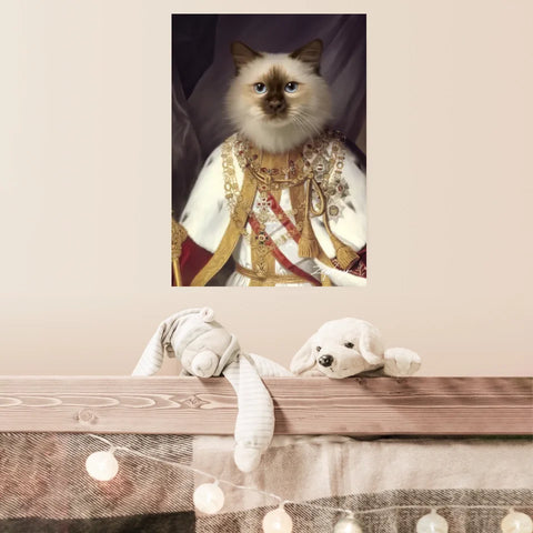 Tableau Animaux Portrait Personnalisé Renaissance François-Joseph Ier d'Autriche