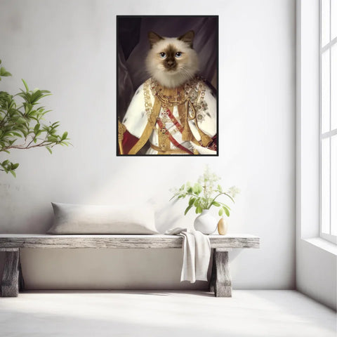 Tableau Animaux Portrait Personnalisé Renaissance François-Joseph Ier d'Autriche