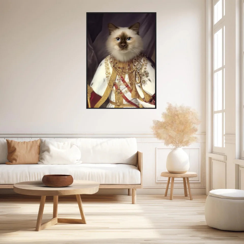 Tableau Animaux Portrait Personnalisé Renaissance François-Joseph Ier d'Autriche