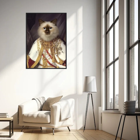 Tableau Animaux Portrait Personnalisé Renaissance François-Joseph Ier d'Autriche