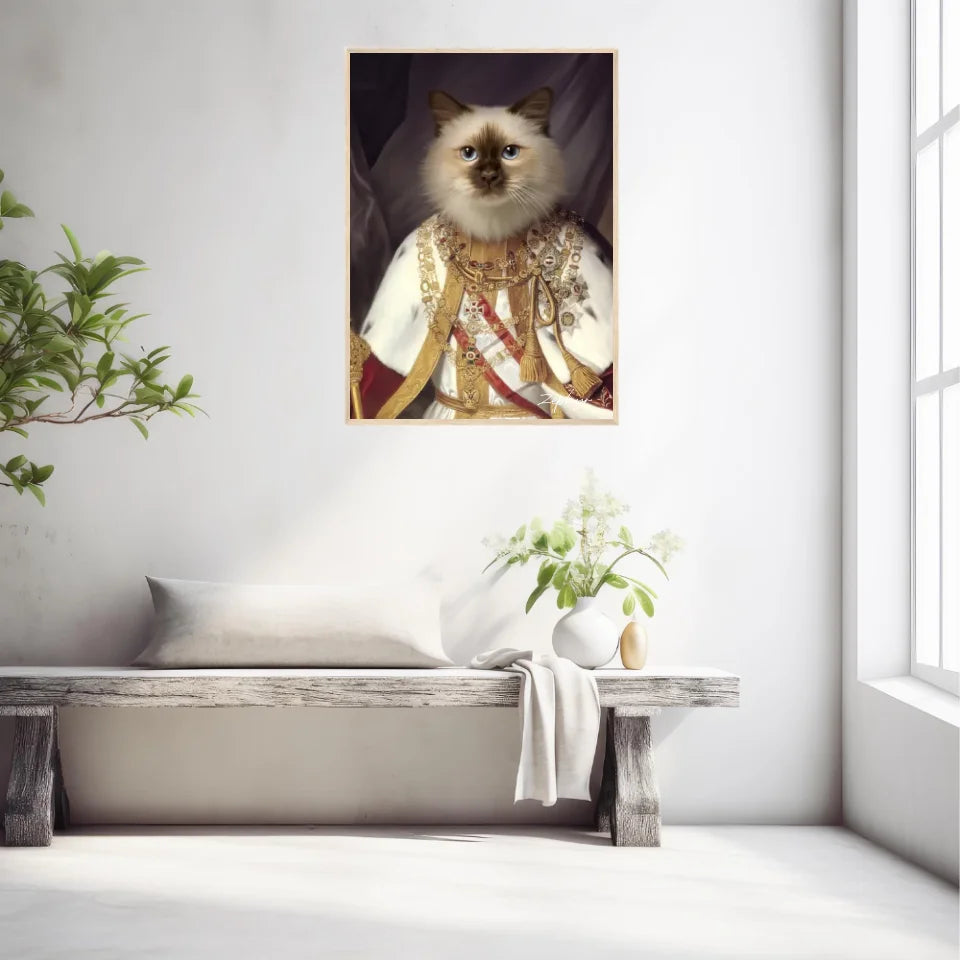 Tableau Animaux Portrait Personnalisé Renaissance François-Joseph Ier d'Autriche