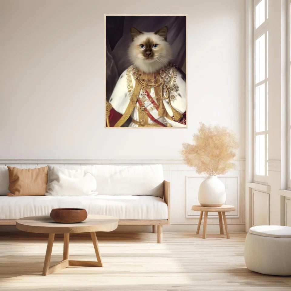 Tableau Animaux Portrait Personnalisé Renaissance François-Joseph Ier d'Autriche