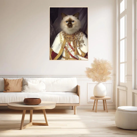 Tableau Animaux Portrait Personnalisé Renaissance François-Joseph Ier d'Autriche