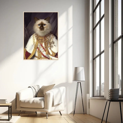 Tableau Animaux Portrait Personnalisé Renaissance François-Joseph Ier d'Autriche