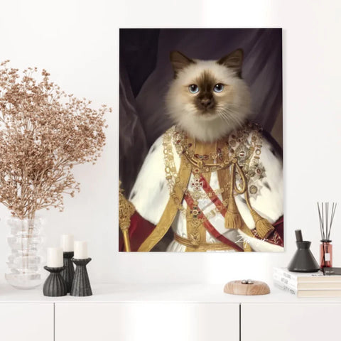 Tableau Animaux Portrait Personnalisé Renaissance François-Joseph Ier d'Autriche