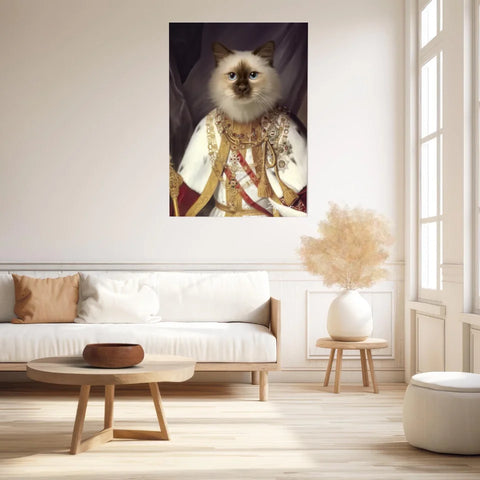 Tableau Animaux Portrait Personnalisé Renaissance François-Joseph Ier d'Autriche