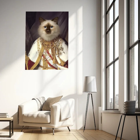 Tableau Animaux Portrait Personnalisé Renaissance François-Joseph Ier d'Autriche