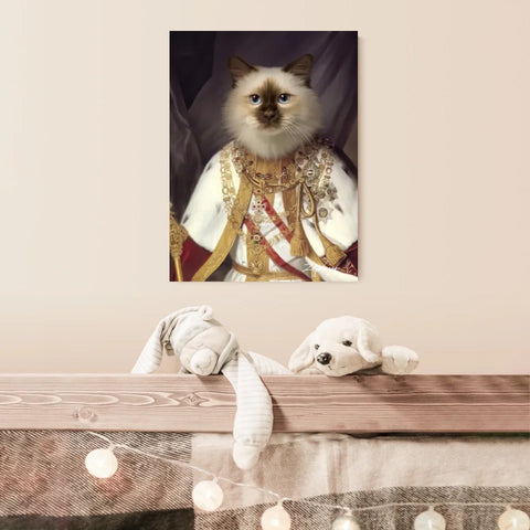 Tableau Animaux Portrait Personnalisé Renaissance François-Joseph Ier d'Autriche