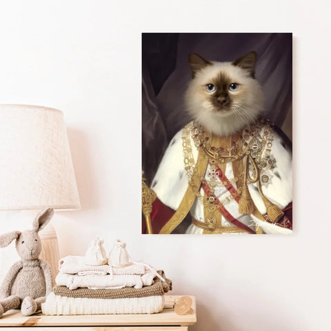 Tableau Animaux Portrait Personnalisé Renaissance François-Joseph Ier d'Autriche