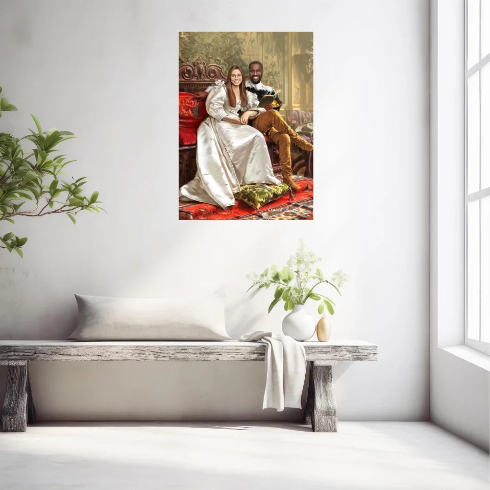 Tableau Personnalisé Portrait Photo Couple Happy Days par Frederic Soulacroix