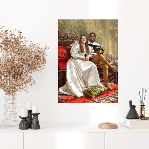 Tableau Personnalisé Portrait Photo Couple Happy Days par Frederic Soulacroix