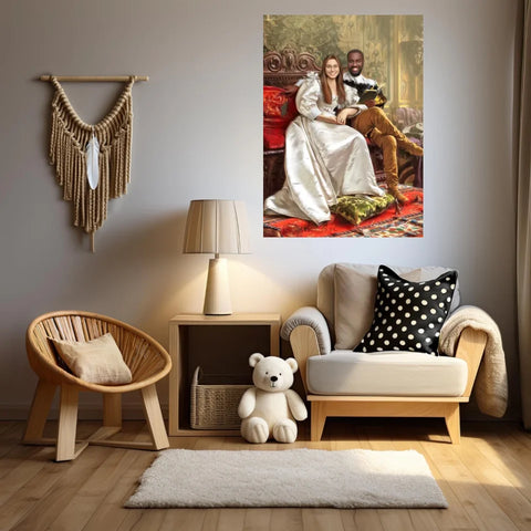 Tableau Personnalisé Portrait Photo Couple Happy Days par Frederic Soulacroix