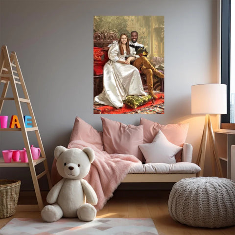 Tableau Personnalisé Portrait Photo Couple Happy Days par Frederic Soulacroix