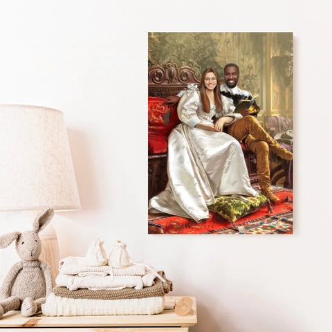 Tableau Personnalisé Portrait Photo Couple Happy Days par Frederic Soulacroix