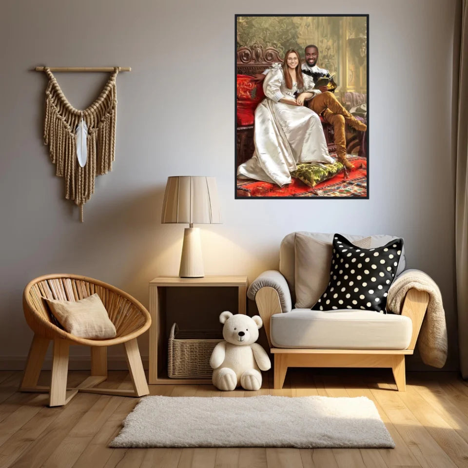 Tableau Personnalisé Portrait Photo Couple Happy Days par Frederic Soulacroix