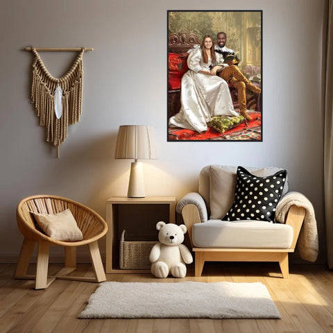 Tableau Personnalisé Portrait Photo Couple Happy Days par Frederic Soulacroix