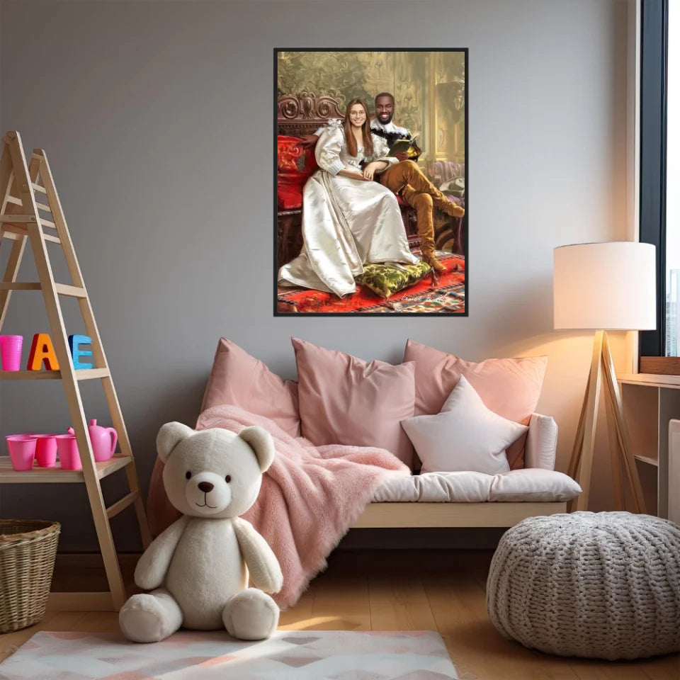 Tableau Personnalisé Portrait Photo Couple Happy Days par Frederic Soulacroix