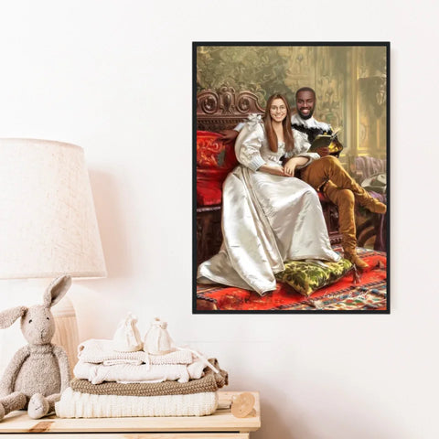 Tableau Personnalisé Portrait Photo Couple Happy Days par Frederic Soulacroix