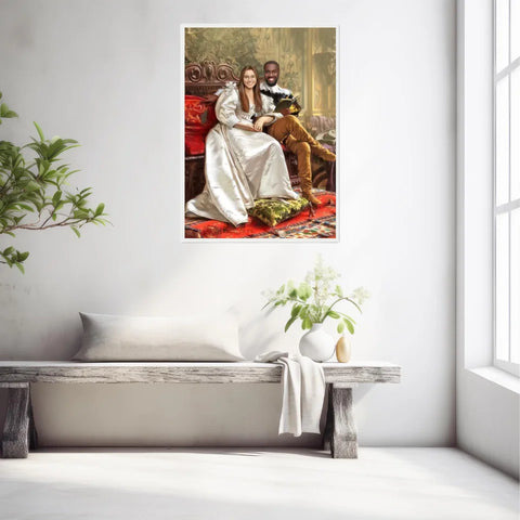 Tableau Personnalisé Portrait Photo Couple Happy Days par Frederic Soulacroix