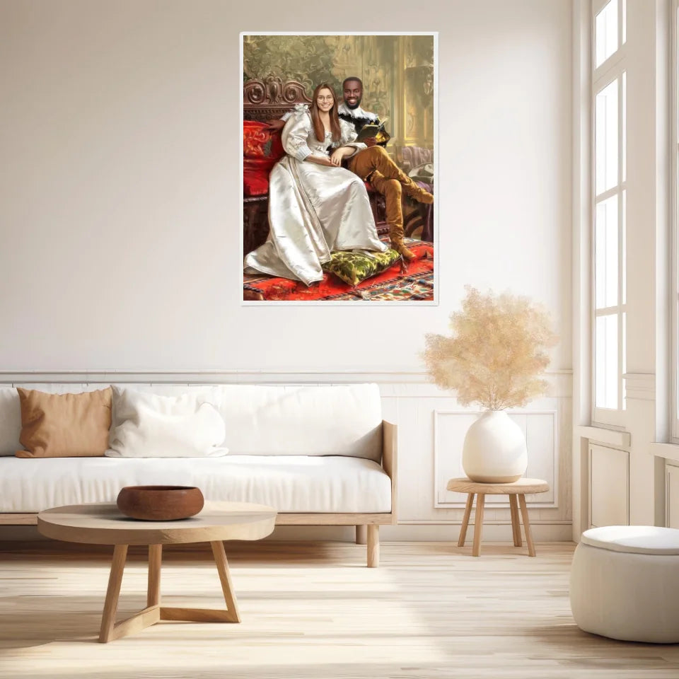 Tableau Personnalisé Portrait Photo Couple Happy Days par Frederic Soulacroix