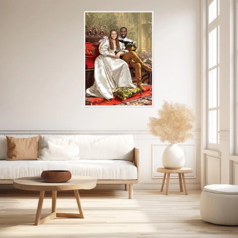 Tableau Personnalisé Portrait Photo Couple Happy Days par Frederic Soulacroix