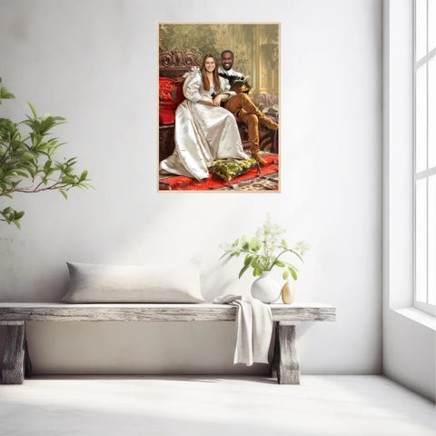 Tableau Personnalisé Portrait Photo Couple Happy Days par Frederic Soulacroix