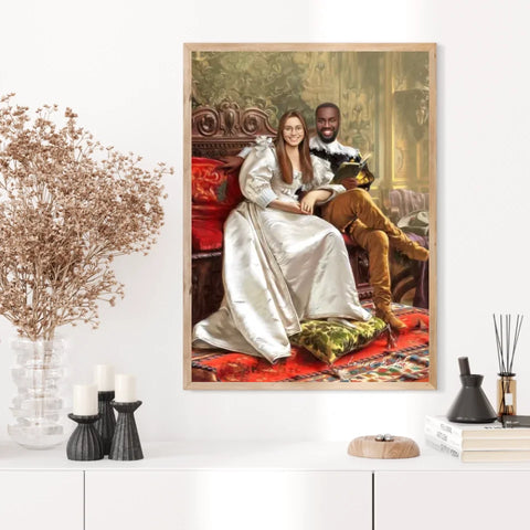 Tableau Personnalisé Portrait Photo Couple Happy Days par Frederic Soulacroix