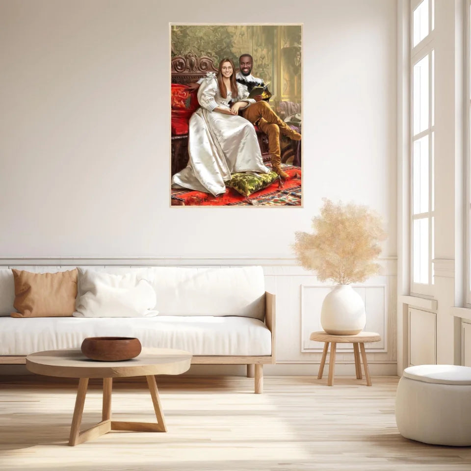 Tableau Personnalisé Portrait Photo Couple Happy Days par Frederic Soulacroix