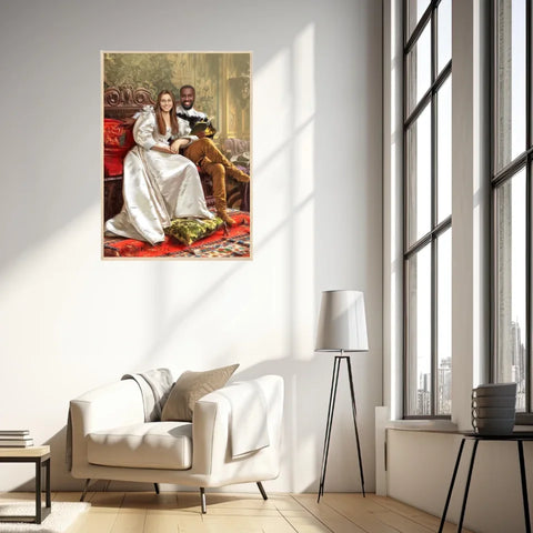 Tableau Personnalisé Portrait Photo Couple Happy Days par Frederic Soulacroix