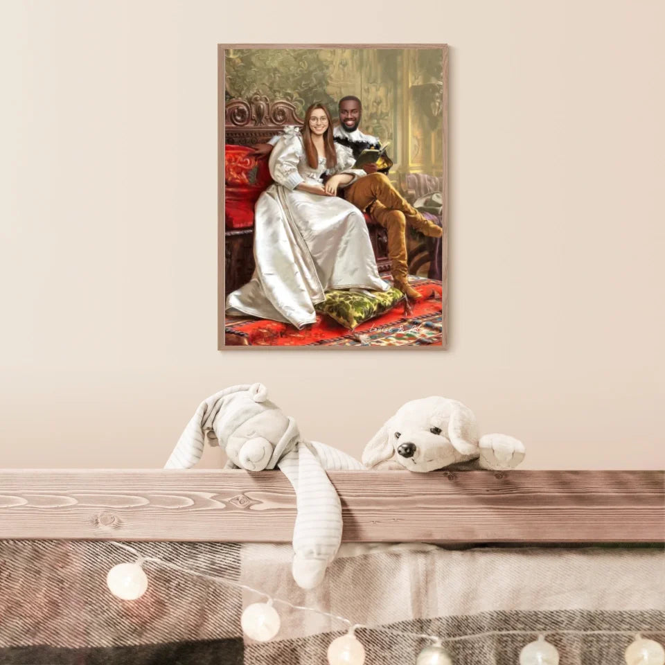Tableau Personnalisé Portrait Photo Couple Happy Days par Frederic Soulacroix