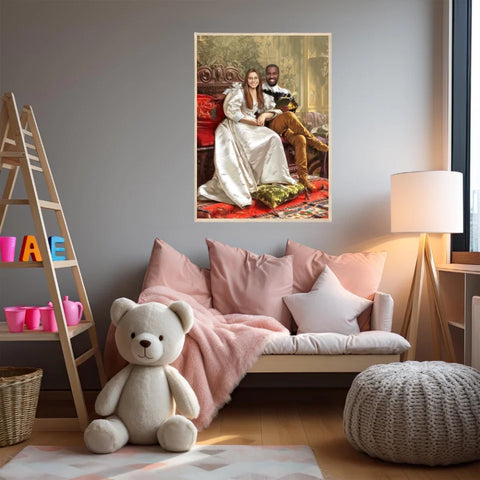 Tableau Personnalisé Portrait Photo Couple Happy Days par Frederic Soulacroix