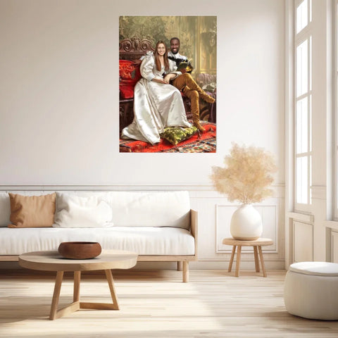 Tableau Personnalisé Portrait Photo Couple Happy Days par Frederic Soulacroix