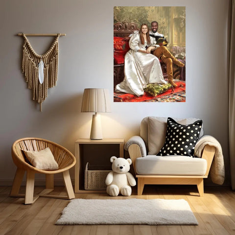 Tableau Personnalisé Portrait Photo Couple Happy Days par Frederic Soulacroix