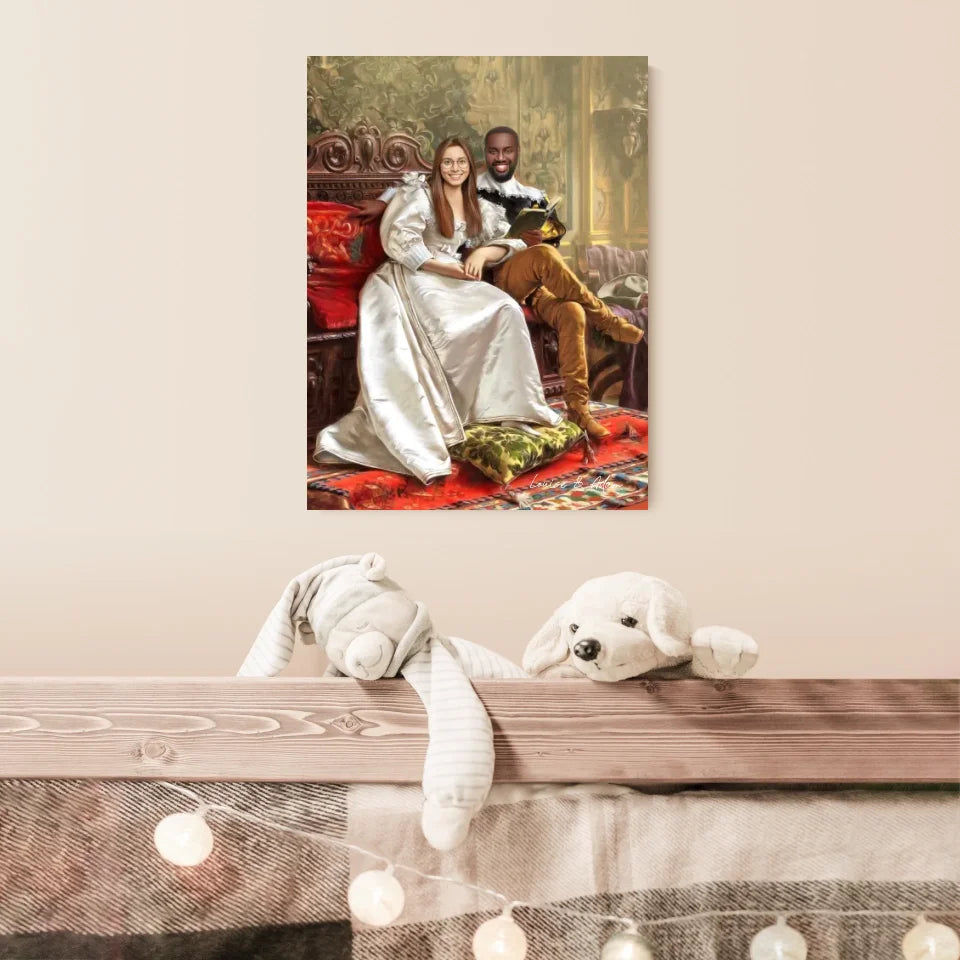 Tableau Personnalisé Portrait Photo Couple Happy Days par Frederic Soulacroix