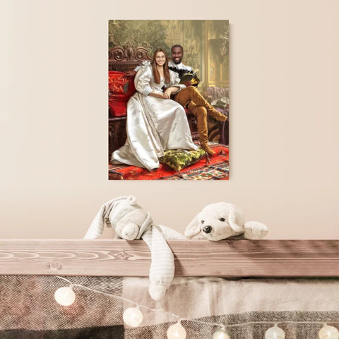 Tableau Personnalisé Portrait Photo Couple Happy Days par Frederic Soulacroix