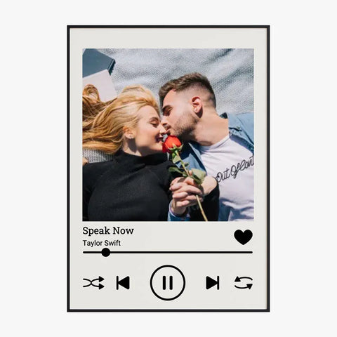 Affiche Personnalisée Spotify Album Couple